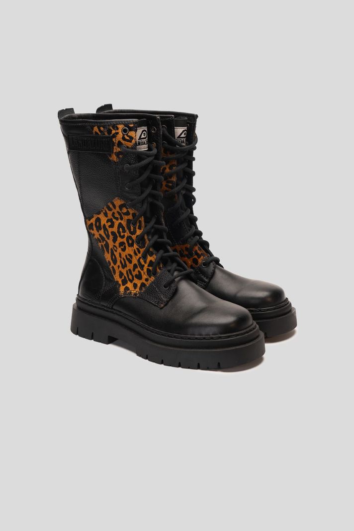 Bota Samurai Fuse Print Negro Landazuri-1