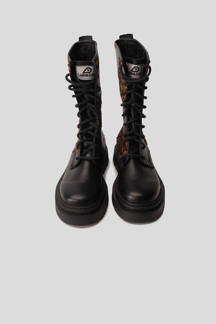 Bota Samurai Fuse Print Negro Landazuri-2