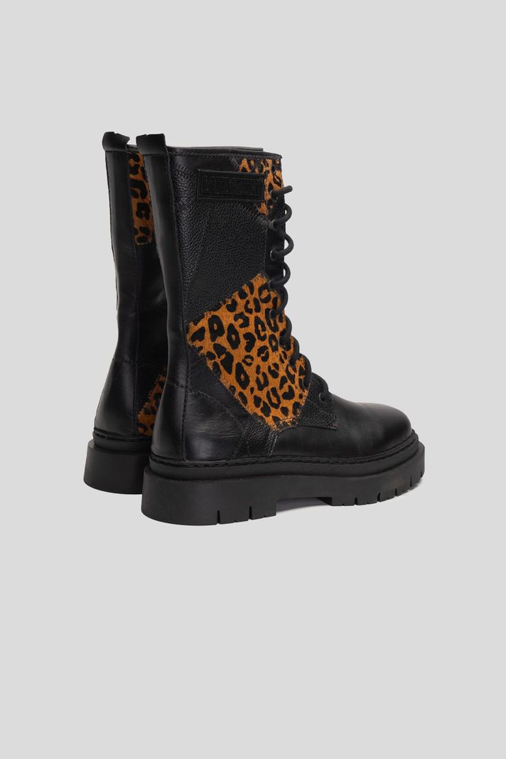 Bota Samurai Fuse Print Negro Landazuri-3