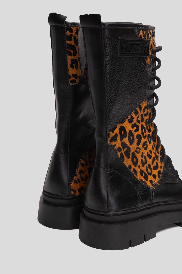 Bota Samurai Fuse Print Negro Landazuri-4