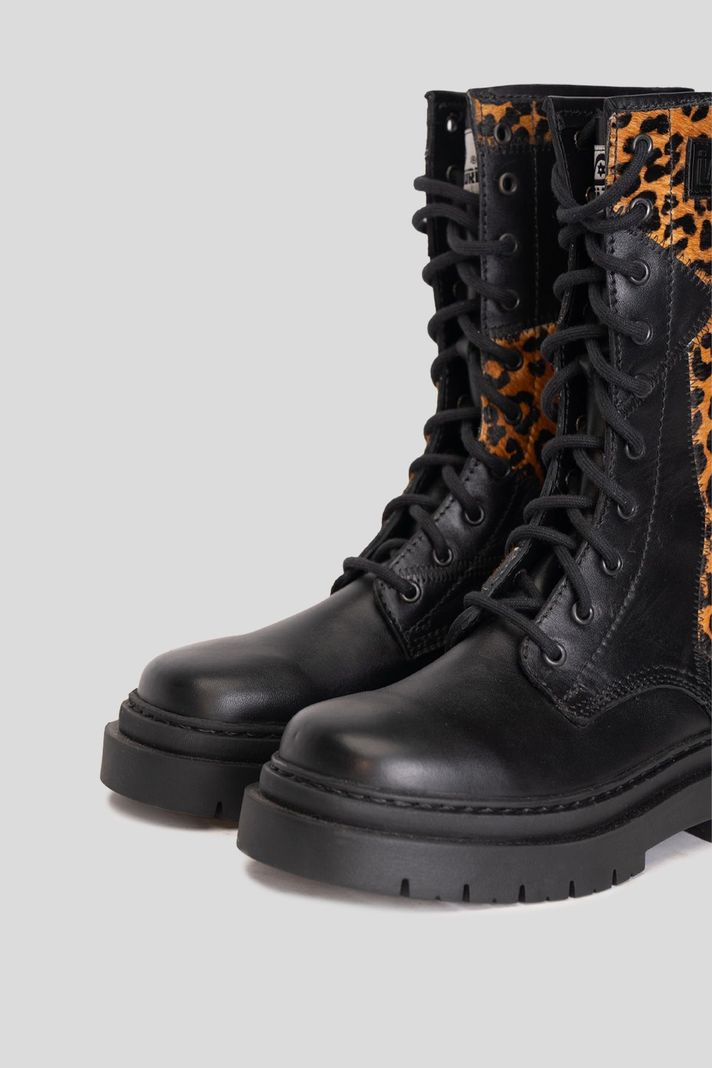 Bota Samurai Fuse Print Negro Landazuri-5