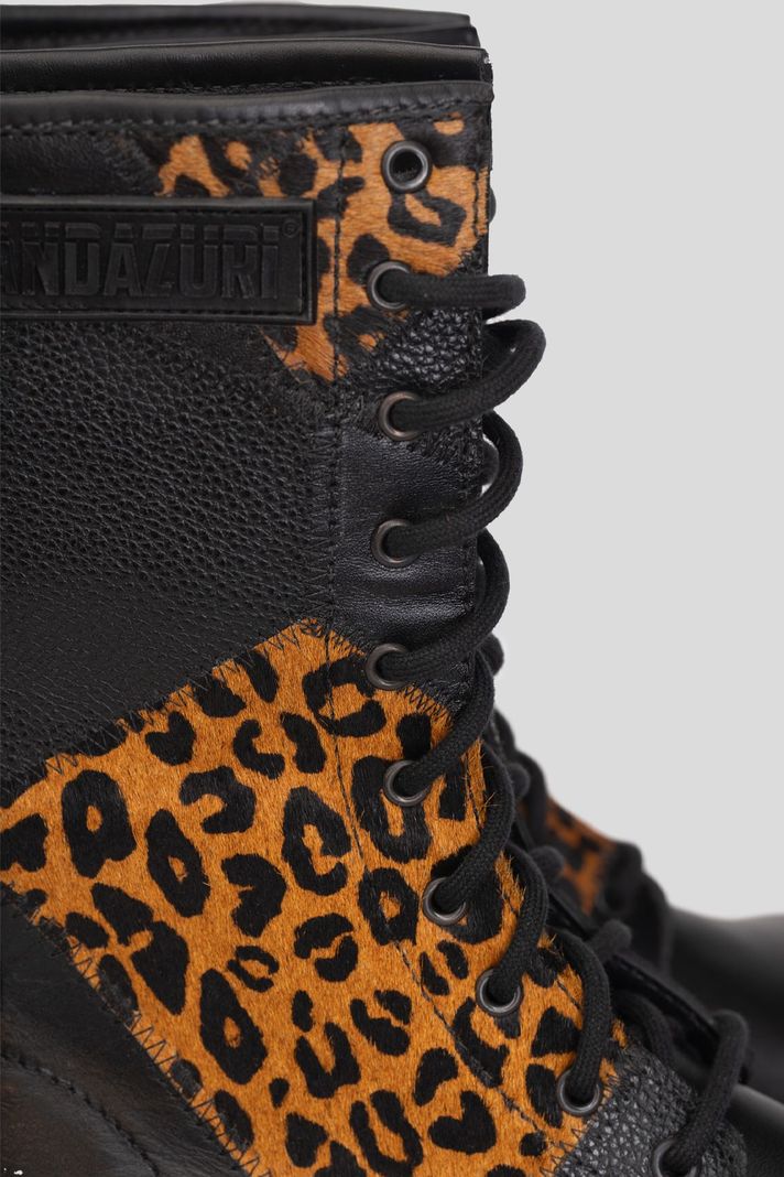 Bota Samurai Fuse Print Negro Landazuri-6