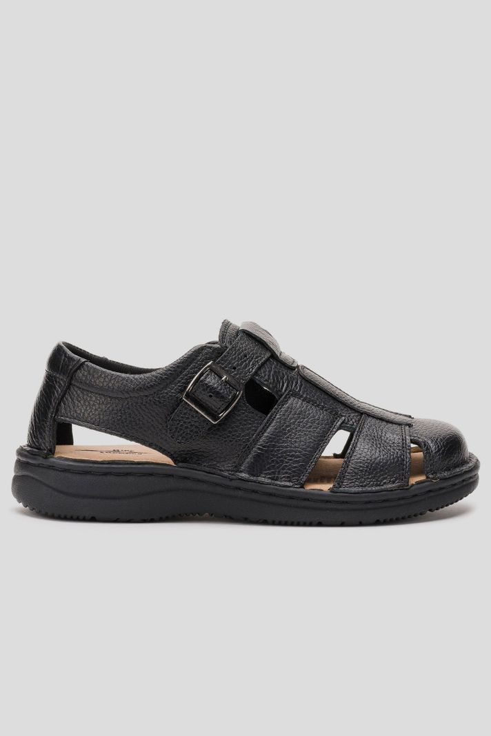 Sandalia Hombre Negro Bonat Thunder Blue