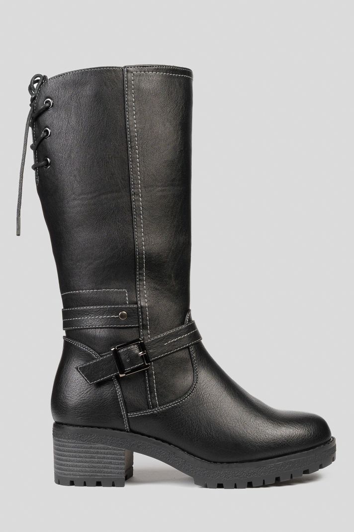 Bota Mujer Negro Fausta Thunder Blue-0