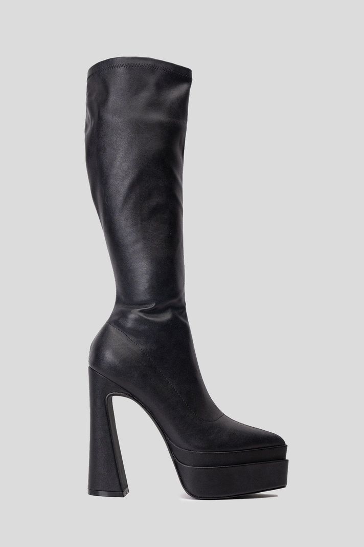 Bota Larga Mujer Negro Lizbeth Chinitown-0