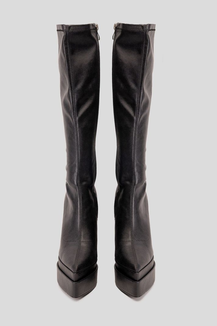 Bota Larga Mujer Negro Lizbeth Chinitown-2