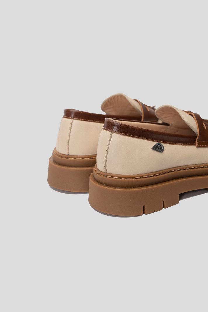Mocasín Cuero Mediterráneo Beige Landazuri-3