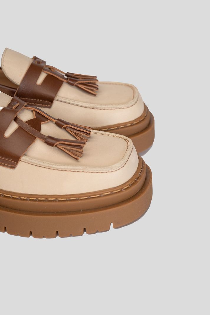 Mocasín Cuero Mediterráneo Beige Landazuri-5