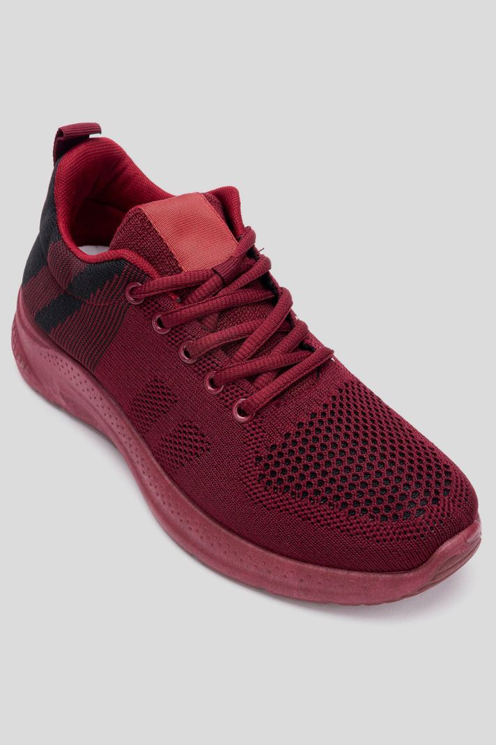 Zapatilla Mujer Rojo Oscuro Mila Chancleta-2