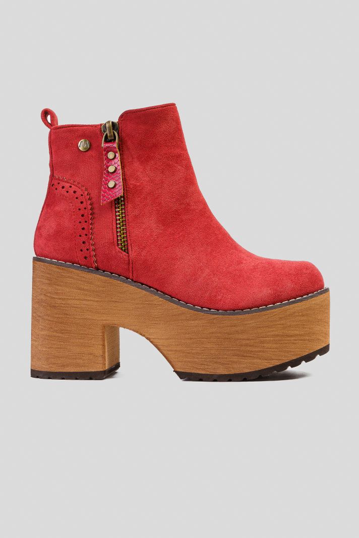 Botín Mujer Rojo Cadhla Chinitown