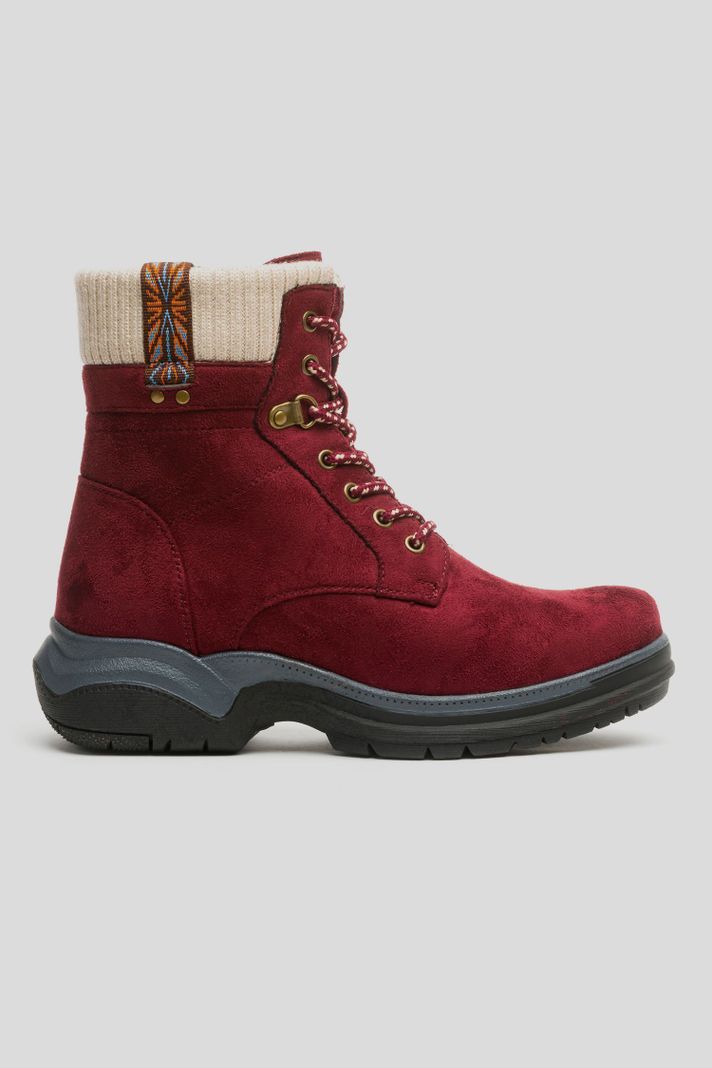 Bota Casual Mujer Rojo Dunixe Chinitown-0