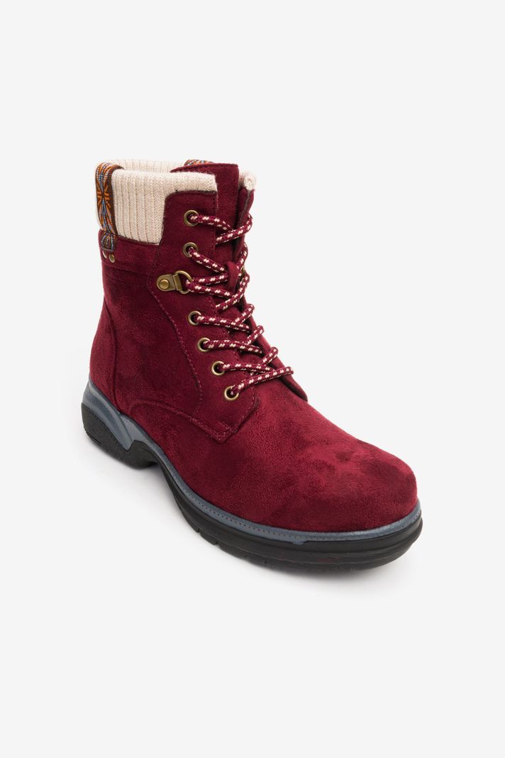 Bota Casual Mujer Rojo Dunixe Chinitown-3