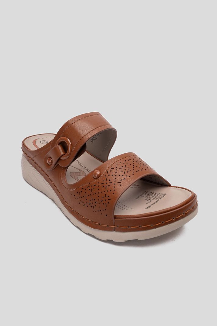 Sandalia Mujer Café Samanta Thunder Blue-2