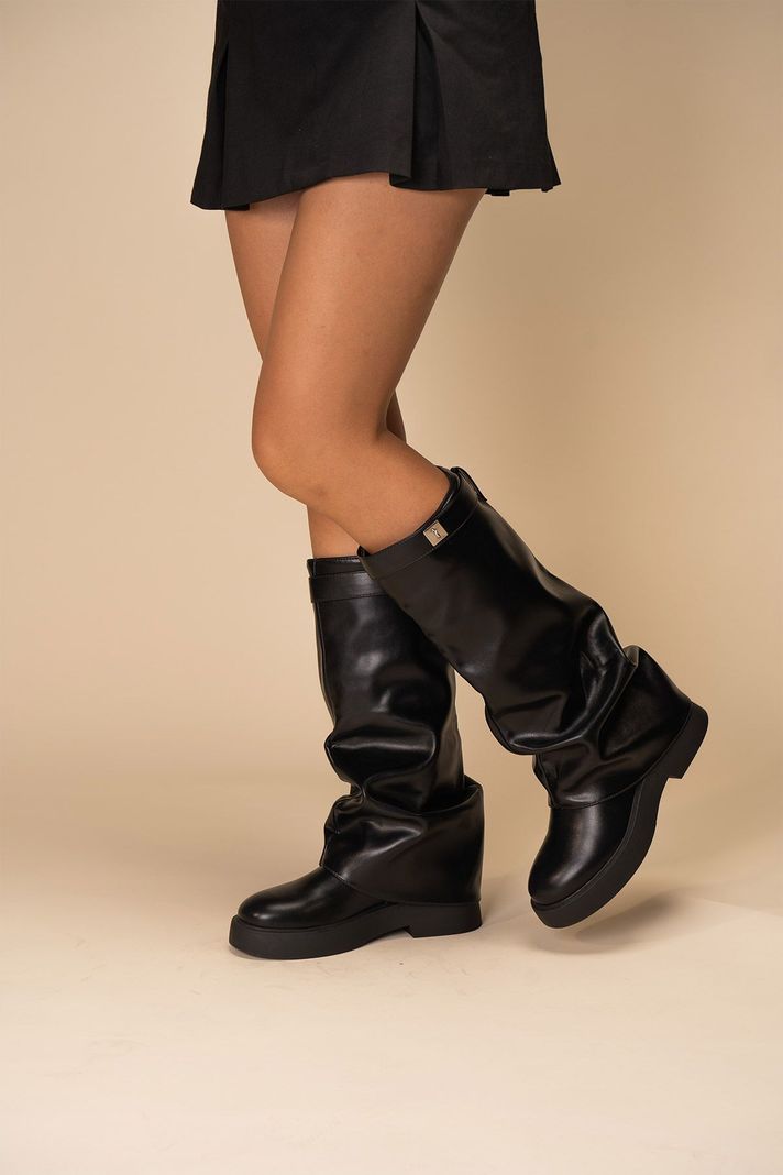 Bota Mujer Negro Vespera Chinitown-1
