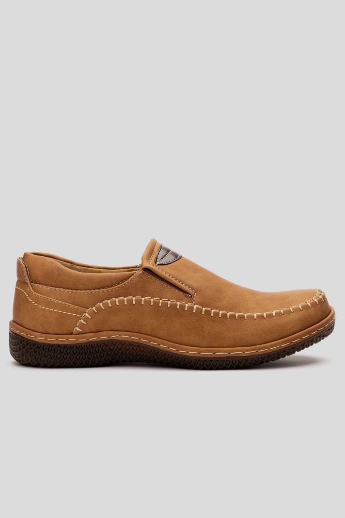 Mocasin Hombre Café Oscuro Franco Chancleta