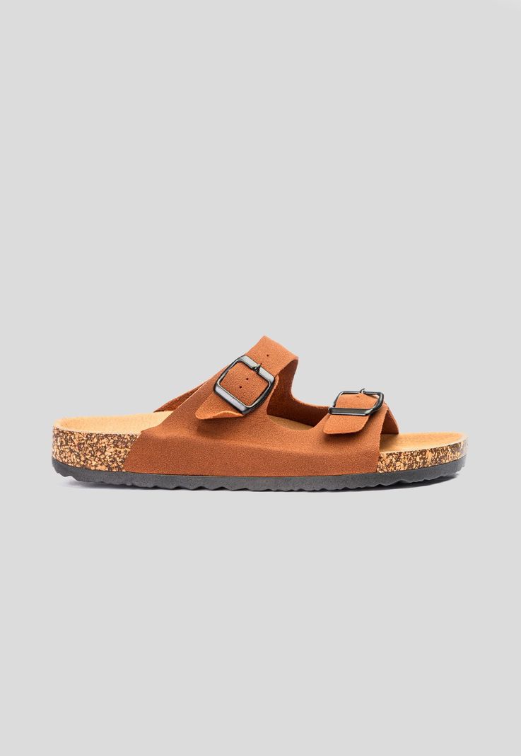 Sandalia Mujer Camel Cardenal Chancleta-0