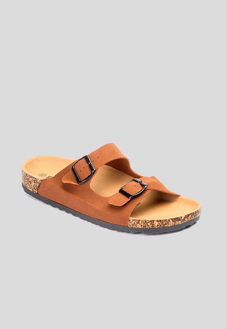 Sandalia Mujer Camel Cardenal Chancleta-2