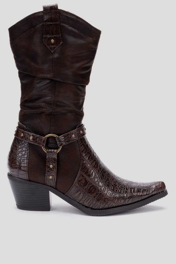 Bota Mujer Café oscuro Febe Chinitown