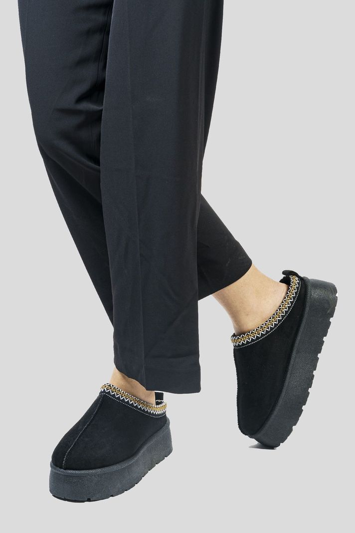Babucha Mujer Negro Avis Thunder Blue-1