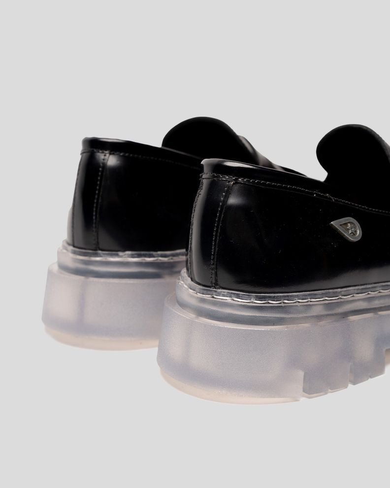 Mocasín Cuero Mediterráneo Negro Cristal Landazuri-4