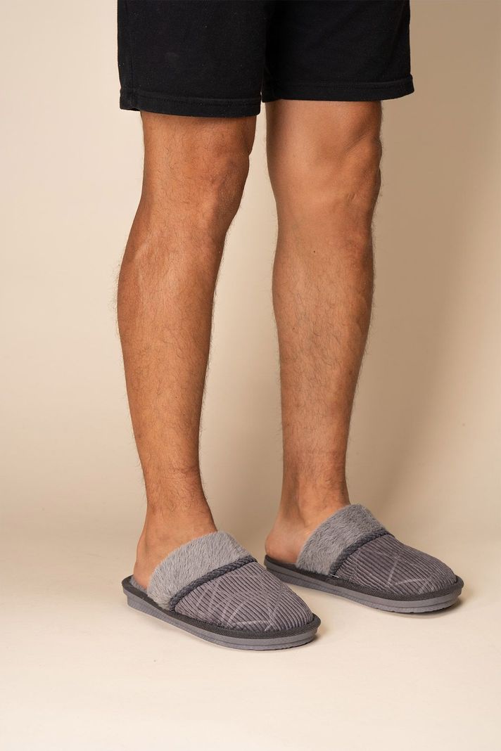 Pantufla Hombre Gris Alean Chinitown-1
