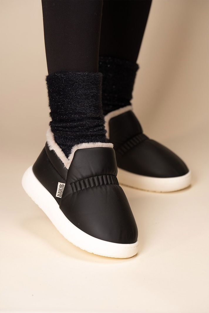 Pantufla Mujer Negro Mimi Chinitown-1