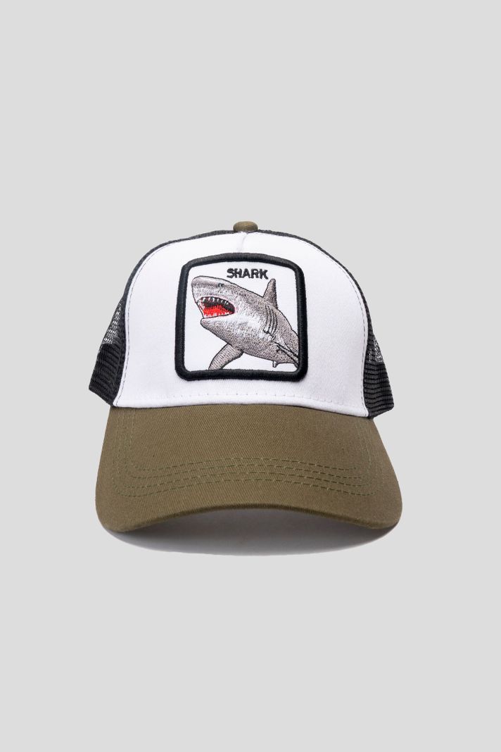Gorra Tiburón Blanco Verde Chinitown