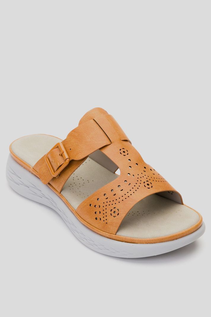 Sandalia Mujer Camel Kairi Chancleta-2