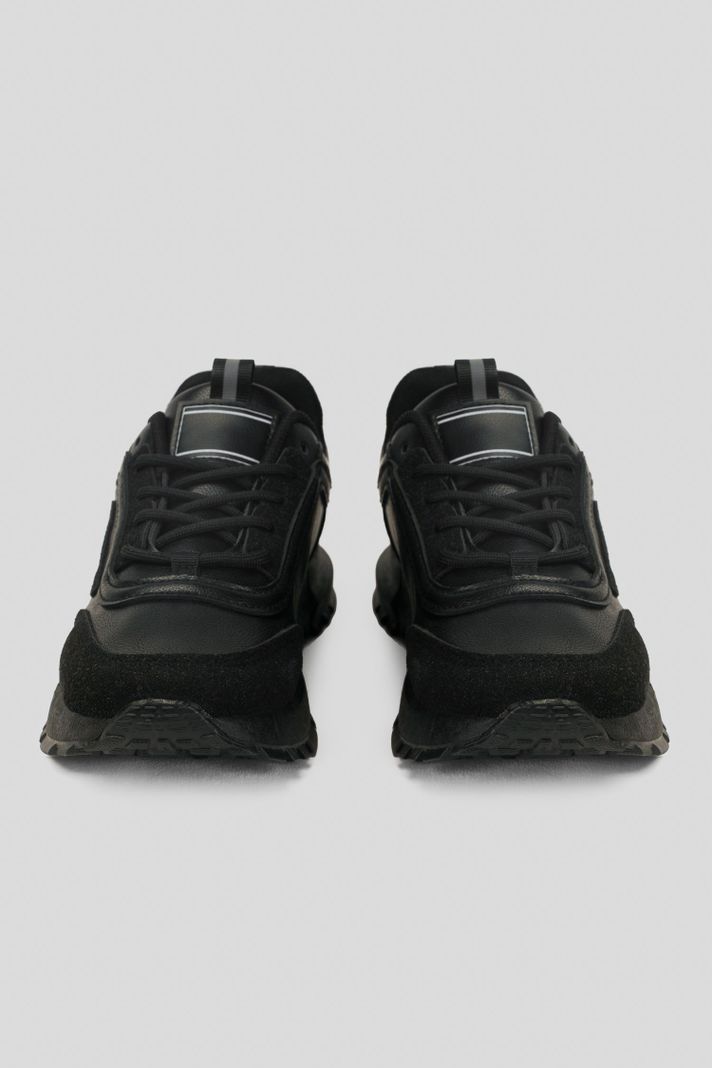 Zapatilla Mujer Negro Abril Boteli-2