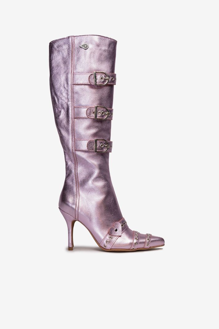 Bota Cuero V008 Rosado Landazuri-0