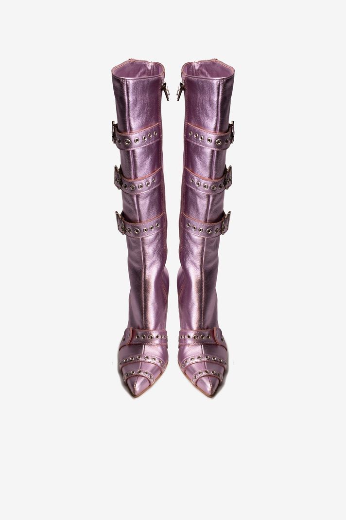 Bota Cuero V008 Rosado Landazuri-2