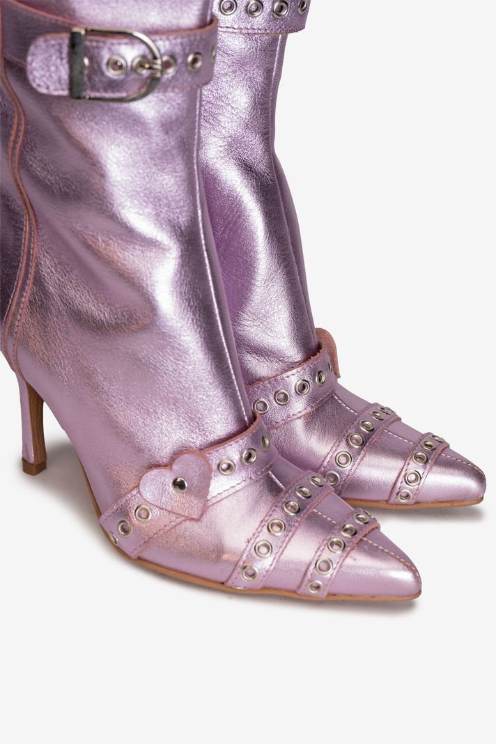 Bota Cuero V008 Rosado Landazuri-6