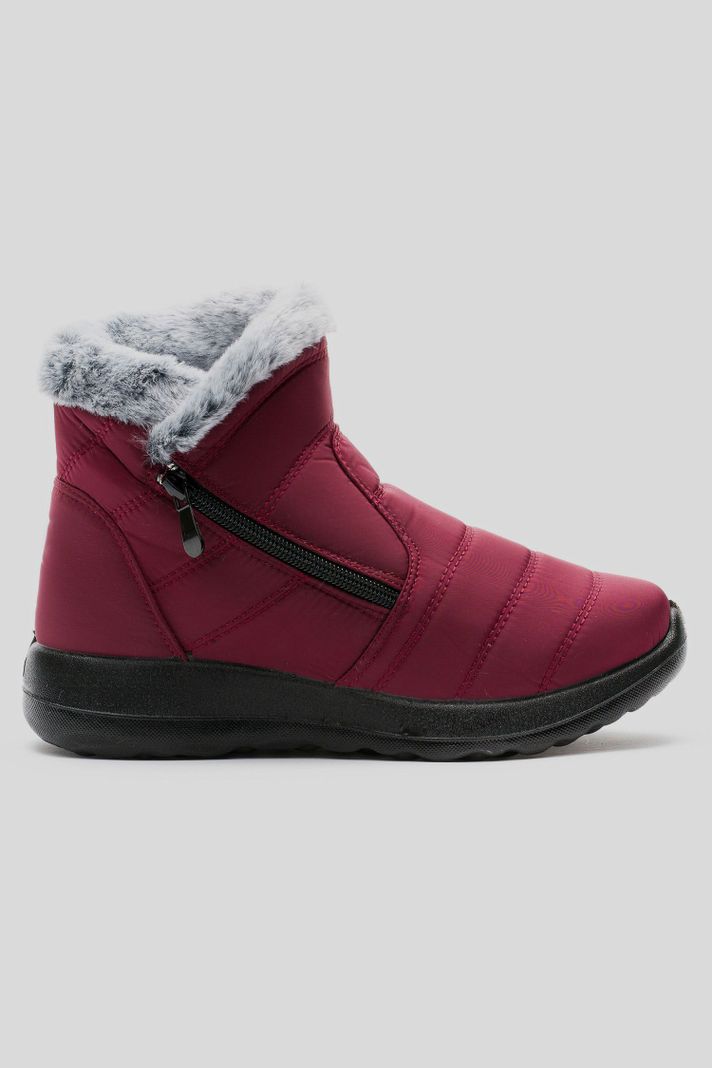 Bota Mujer Burdeo Karin Chancleta-0