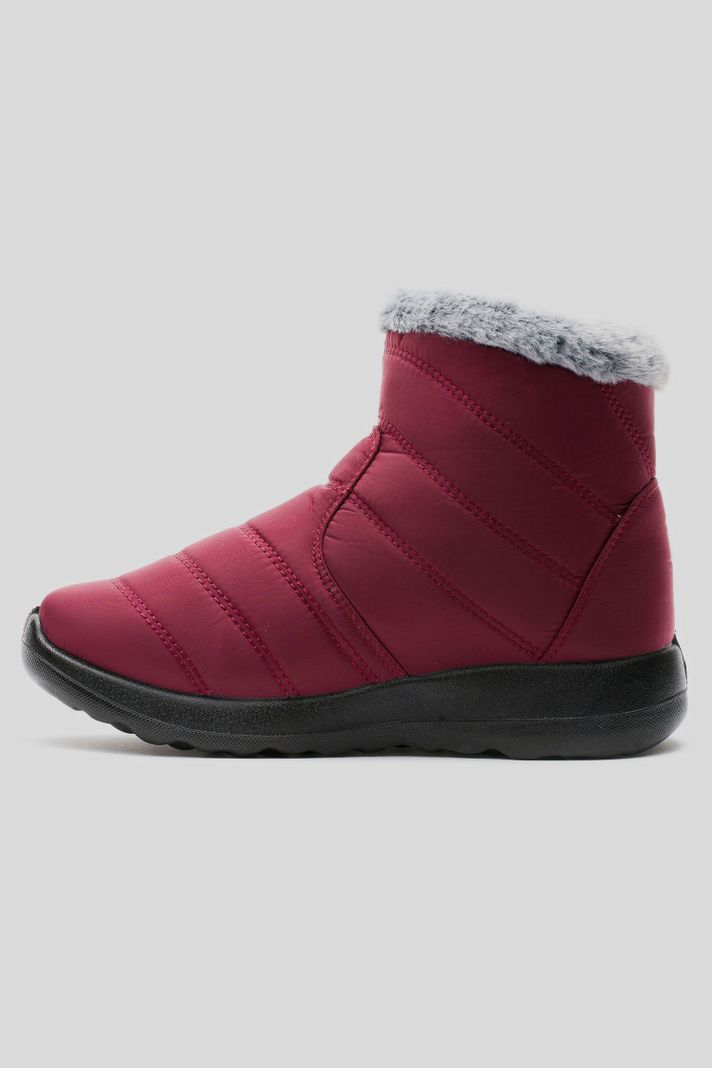 Bota Mujer Burdeo Karin Chancleta-1