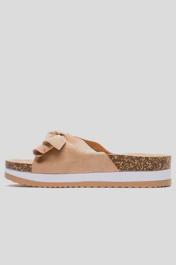 Sandalia Mujer Beige Allison Chancleta-1