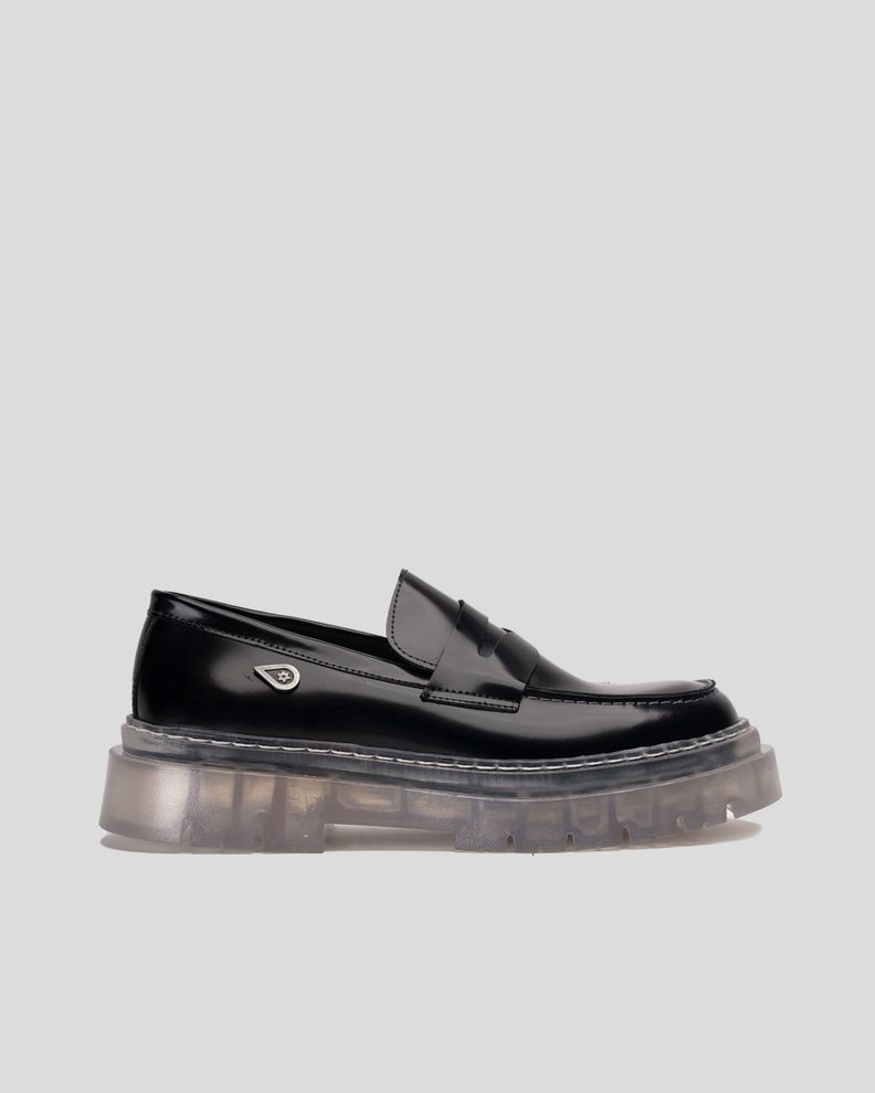 Mocasín Cuero Mármara Negro Cristal Landazuri-0