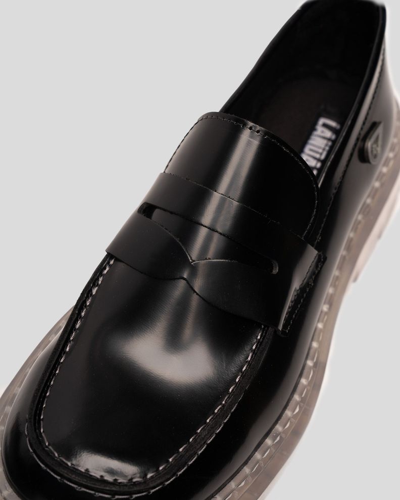 Mocasín Cuero Mármara Negro Cristal Landazuri-6