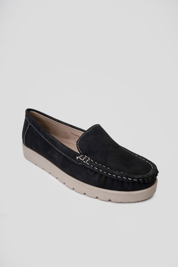 Mocasín Mujer Negro Eladia Thunder Blue-6