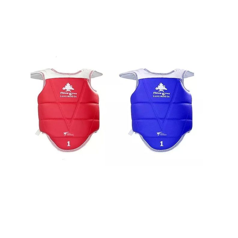 PECHERA TAEKWONDO PINE TREE WT REVERSIBLE ROJOAZUL-0