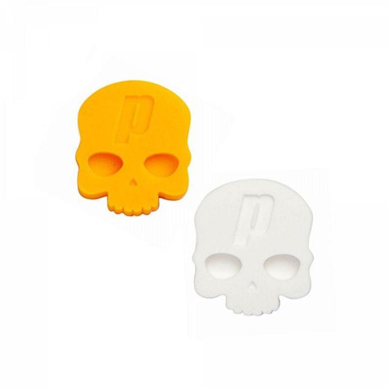 ANTIVIBRADOR PRINCE CALAVERA BLANCO/NARANJO-1