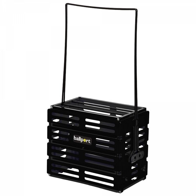 CANASTO RECOGE PELOTAS PLASTICO UNIQUE NEGRO-1