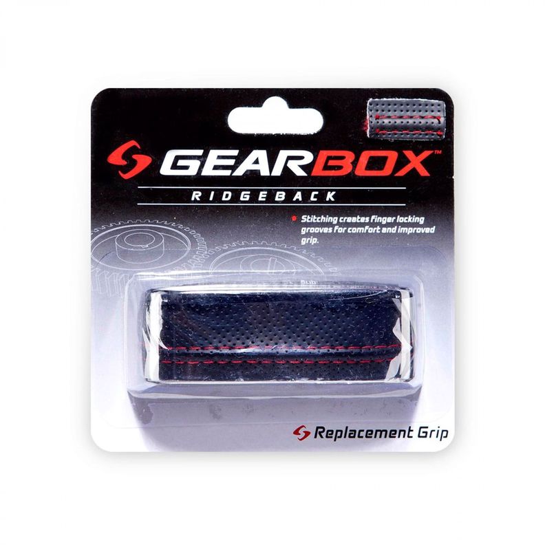 GRIP REEMPLAZO RACQUETBALL GEARBOX RIDGEBACK NEGRO-1