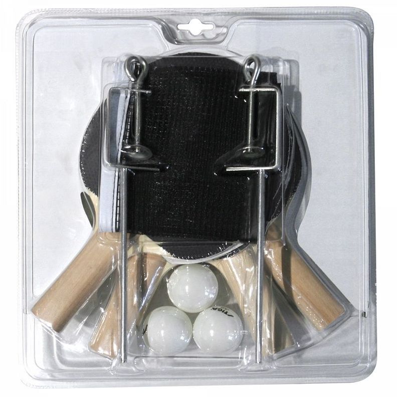 SET TENIS DE MESA STIGA CLASSIC 4 PALETAS - 3 PELOTAS - 1 RE-1