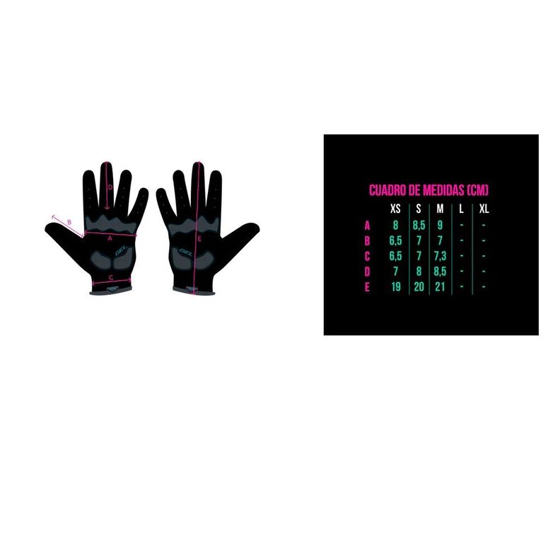 GUANTES BICI LARGOS MUJER TRIP PURPLE/PINK-2