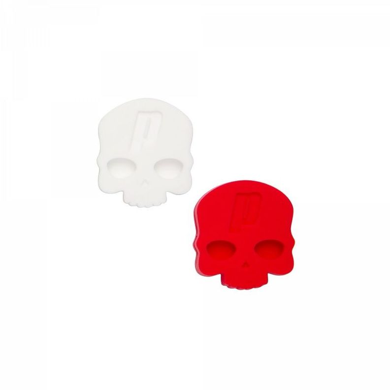 ANTIVIBRADOR PRINCE CALAVERA ROJO/BLANCO-1