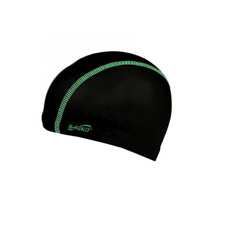 GORRA NATACION POLYFLEX SAEKO NEGRA