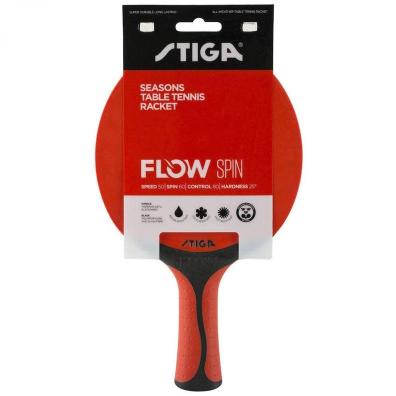 PALETA TENIS DE MESA STIGA SEASONS FLOW ROJO/NEGRO-0