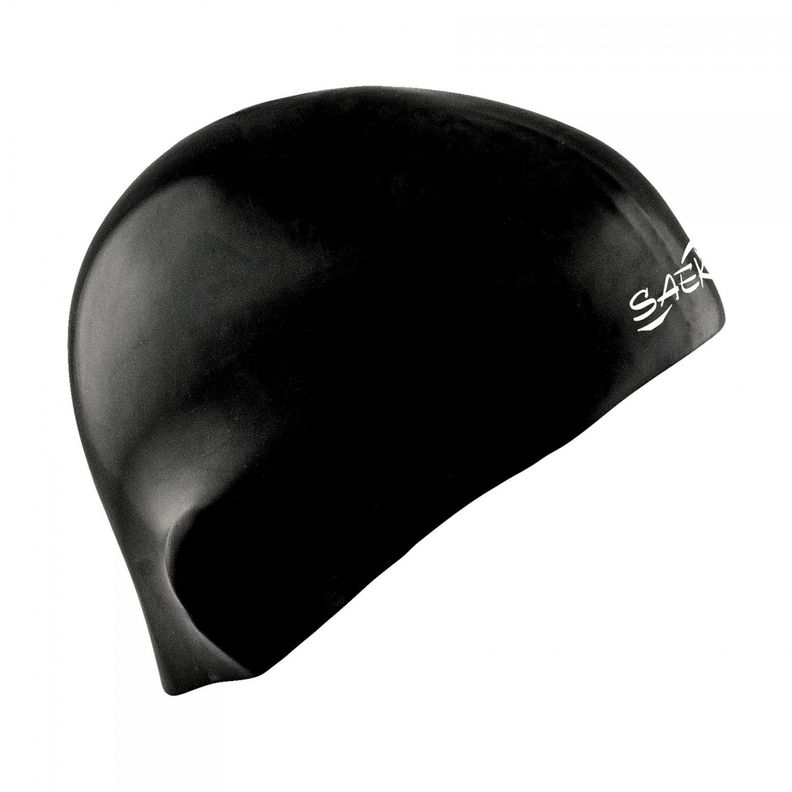 GORRA NATACION SAEKO SILICONA 3D DOME Negro