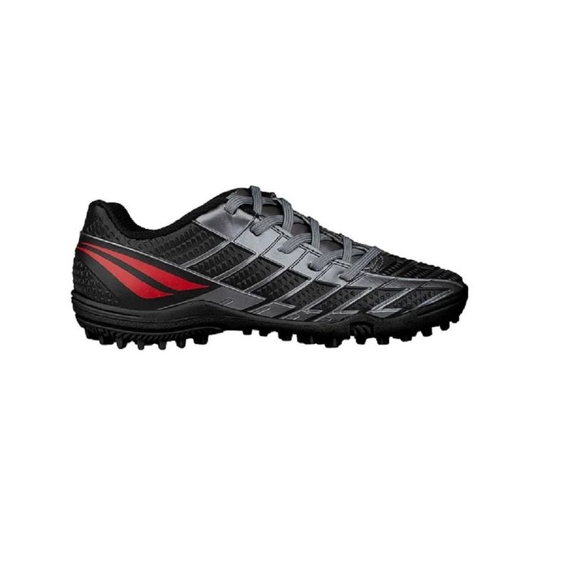 ZAPATO DE FUTBOLITO PENALTY SPEED GRIS OSCURO-ROJO-0