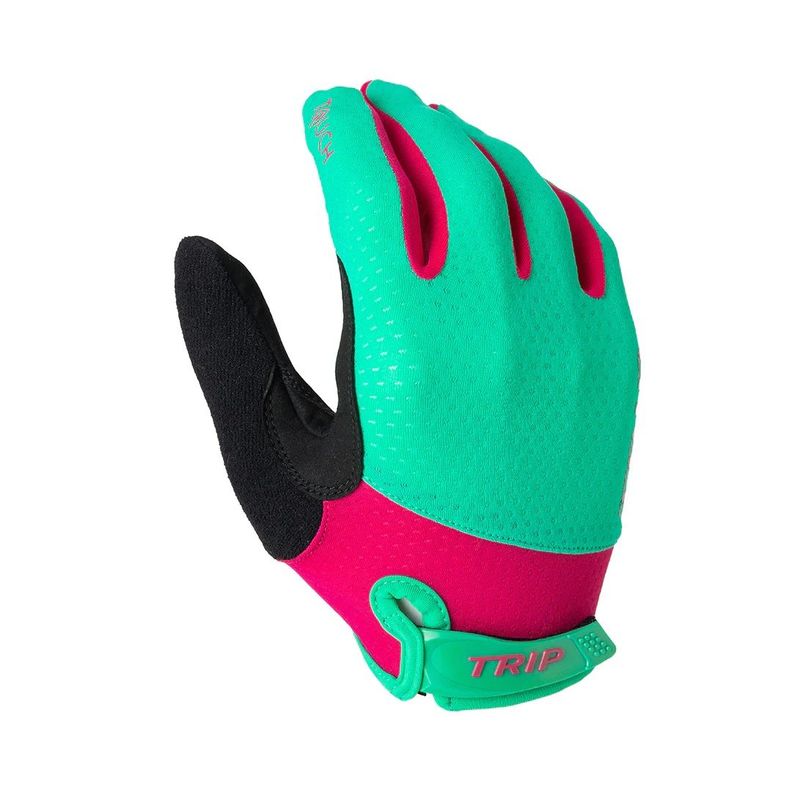 GUANTES BICI LARGOS MUJER TRIP BLUE/PINK-0